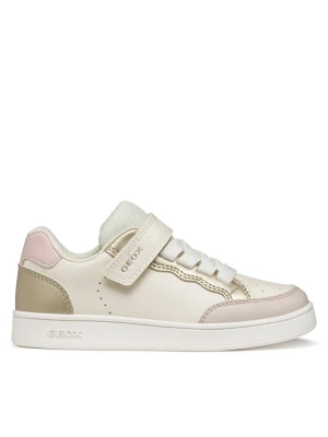 Sneakersy Geox J Eclyper Girl J65LRB 054AJ C1M2X M Écru Kremowy