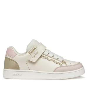 Sneakersy Geox J Eclyper Girl J65LRB 054AJ C1M2X S Écru