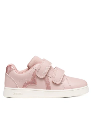 Sneakersy Geox J Eclyper Girl J66LRG 0BCKC C8172 D Różowy jasny
