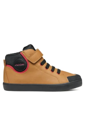 Sneakersy Geox J Gisli Boy J465CC 0MEFU C2G9B S Brązowy