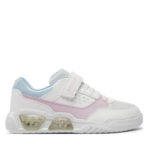 Sneakersy Geox J Illuminus Girl J45HPA 0BUAS C0406 DD White/Pink