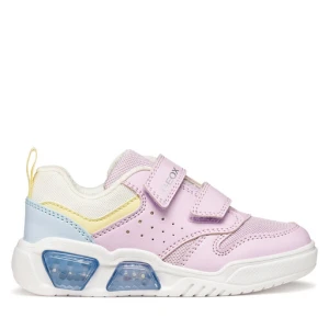 Sneakersy Geox J Illuminus Girl J55HPA 014BU C8RM4 S Różowy