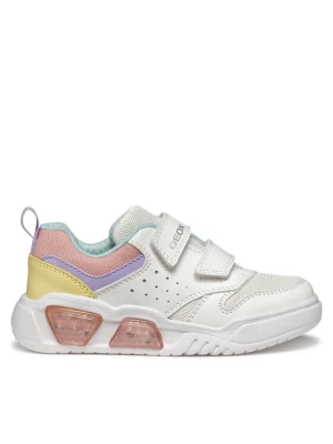 Sneakersy Geox J Illuminus J55HPA 014BU C0653 D Biały