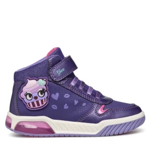 Sneakersy Geox J Inek Girl J36ASC 0CENF C8371 D Fioletowy