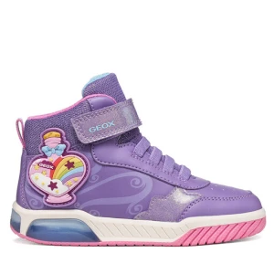 Sneakersy Geox J Inek Girl J56ASA 0BCKC C8371 D Fioletowy