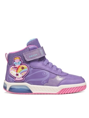 Sneakersy Geox J Inek Girl J56ASA 0BCKC C8371 M Fioletowy