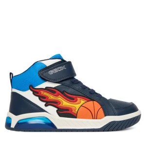 Sneakersy Geox J Inek J569CC 05411 C0693 DD Granatowy