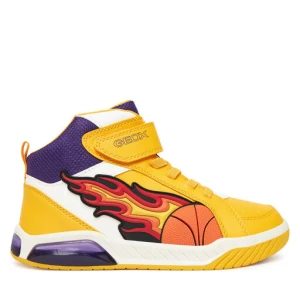 Sneakersy Geox J Inek J569CC 05411 C2295 DD Żółty