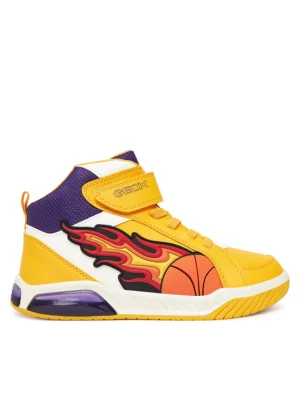 Sneakersy Geox J Inek J569CC 05411 C2295 DD Żółty