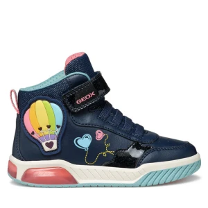 Sneakersy Geox J Inek J56ASA 0BCKC C4358 D Granatowy