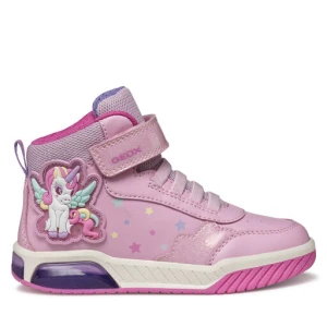 Sneakersy Geox J Inek J56ASA 0BCKC C8206 D Różowy