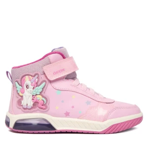 Sneakersy Geox J Inek J56ASA 0BCKC C8206 D Różowy