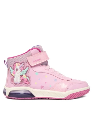Sneakersy Geox J Inek J56ASA 0BCKC C8206 D Różowy