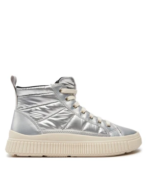 Sneakersy Geox J Laquinny Girl J46M3C 0LVNF C1007 S Srebrny