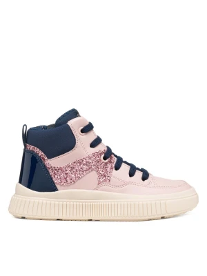 Sneakersy Geox J Laquinny Girl J66M3D 05402 C8WF4 S Różowy jasny