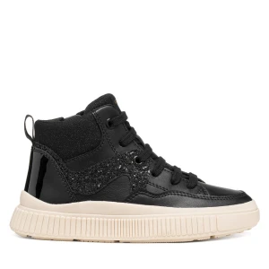 Sneakersy Geox J Laquinny Girl J66M3D 05402 C9999 S Czarny