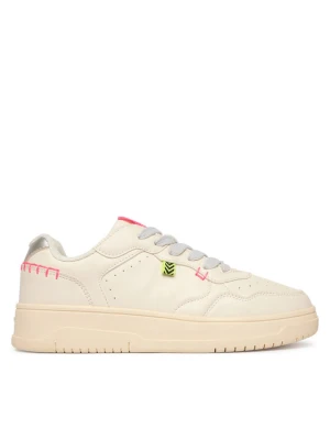 Sneakersy Geox J Lestrella Girl J56NLC 000BC C1M1W D Écru Kremowy