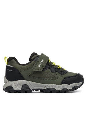 Sneakersy Geox J Magnetar Boy B Abx J463ZB 050FU C0914 M Zielony ciemny