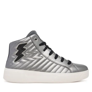 Sneakersy Geox J Mikiroshi J56DVE 000NF C1009 D Srebrny