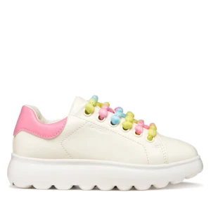 Sneakersy Geox J Puffypop Girl J55MRA 000BC C0406 D Biały