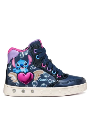 Sneakersy Geox J Skylin Girl J668WE 054AJ C4268 M Granatowy