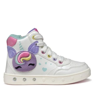 Sneakersy Geox J Skylin J568WD 0NFKN C0653 D Biały