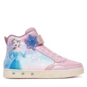 Sneakersy Geox J Skylin J568WF 0ANAJ C8004 D Różowy