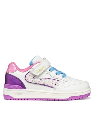 Sneakersy Geox J Washiba Girl J55HXA 054AJ C1Z8H M Biały