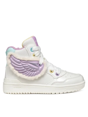 Sneakersy Geox J Washiba Girl J66HXA 0NFKN C0761 M Biały