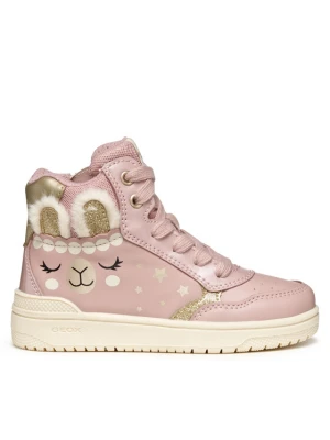 Sneakersy Geox J Washiba J56HXE 0BCKN CA82U D Różowy