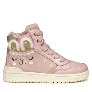 Sneakersy Geox J Washiba J56HXE 0BCKN CA82U S Różowy