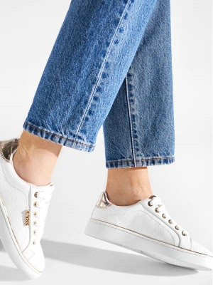 Sneakersy Guess Beckie / Active Lady / Leather Lik FL5BEK FAL12 Biały