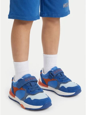 Sneakersy Guess CEO-AVO-G1-SS2026 Niebieski