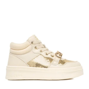 Sneakersy Guess CEOWB-AVO-357-05 Écru