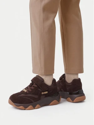 Sneakersy Guess EO-CP40GG24W2026 Brązowy ciemny