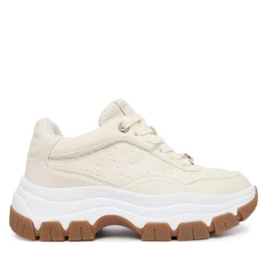 Sneakersy Guess FLFBRT PEL12 Écru