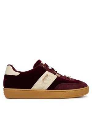 Sneakersy Guess FLFN2A FAB12 Bordowy