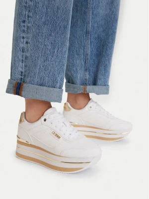 Sneakersy Guess FLJHN4 ELE12 Biały
