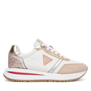 Sneakersy Guess FLPEAG FAB12 Écru