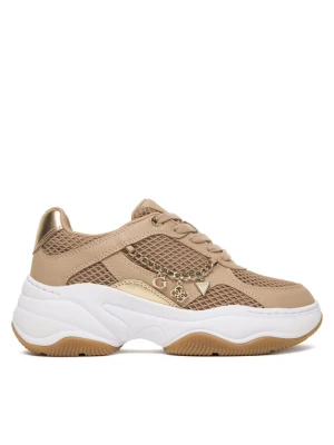 Sneakersy Guess FLPHAR ELE12 Beżowy