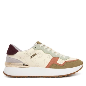 Sneakersy Guess FLPVN5 FAM12 Écru