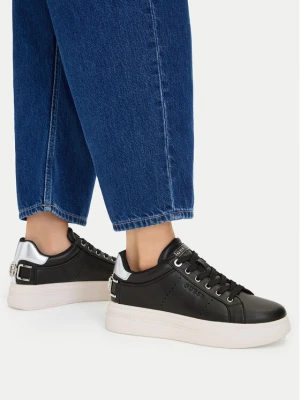 Sneakersy Guess FLPWES ELE12 Czarny