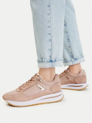Sneakersy Guess FLTEG5 LEA12 Różowy