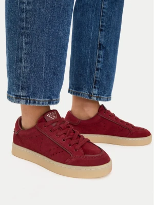 Sneakersy Guess FLTJHE SUE12 Bordowy