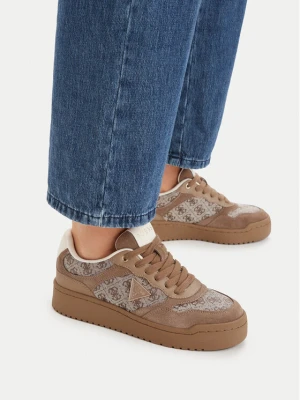 Sneakersy Guess FLTM16 FAL12 Brązowy jasny