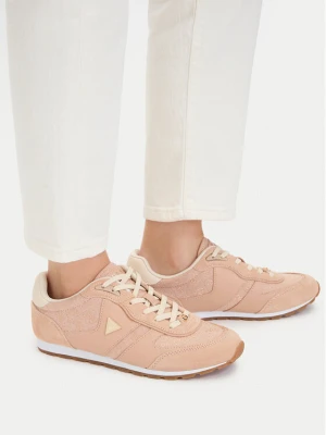 Sneakersy Guess FLTTYR SUE12 Beżowy jasny