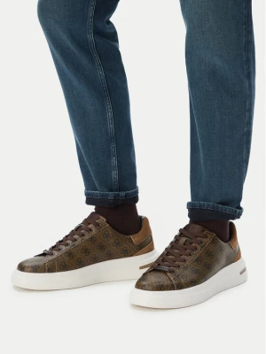 Sneakersy Guess FMPELA FAL12 Brązowy