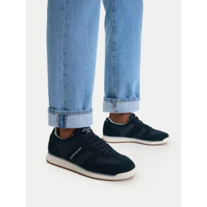 Sneakersy Guess Jeans EO-DELAND-01 WE Granatowy