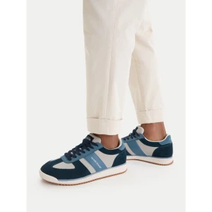 Sneakersy Guess Jeans EO-DELAND-01 WE Niebieski