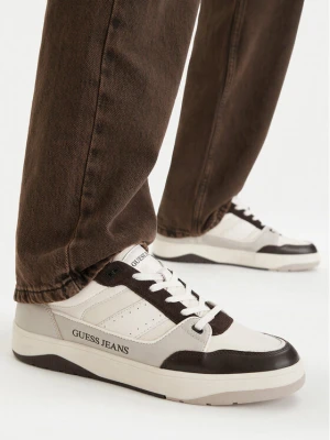 Sneakersy Guess Jeans EO-TEKSAS-01 126AM Écru Kremowy